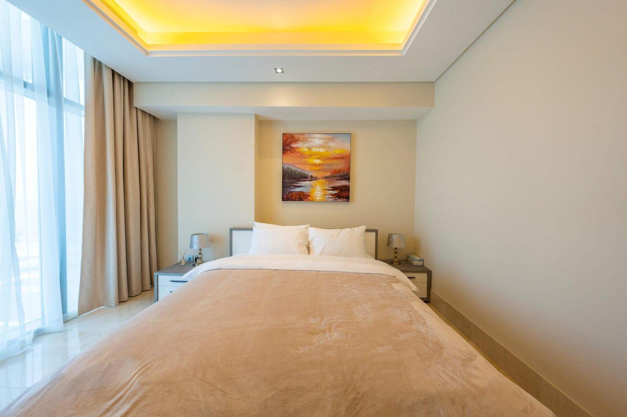 Spacious Beachfront 2 Bedroom Apartment - The 8 Dubai Bagian luar foto
